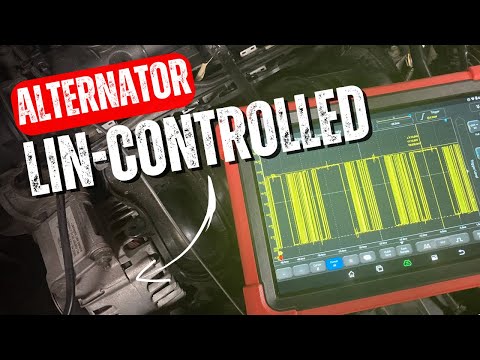 LIN Controlled Alternator
