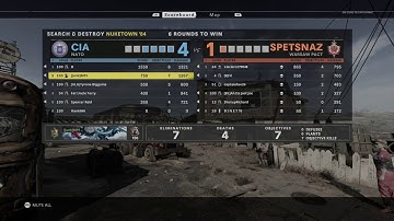 1v6 search and destroy CoD black ops Cold War with ak74u