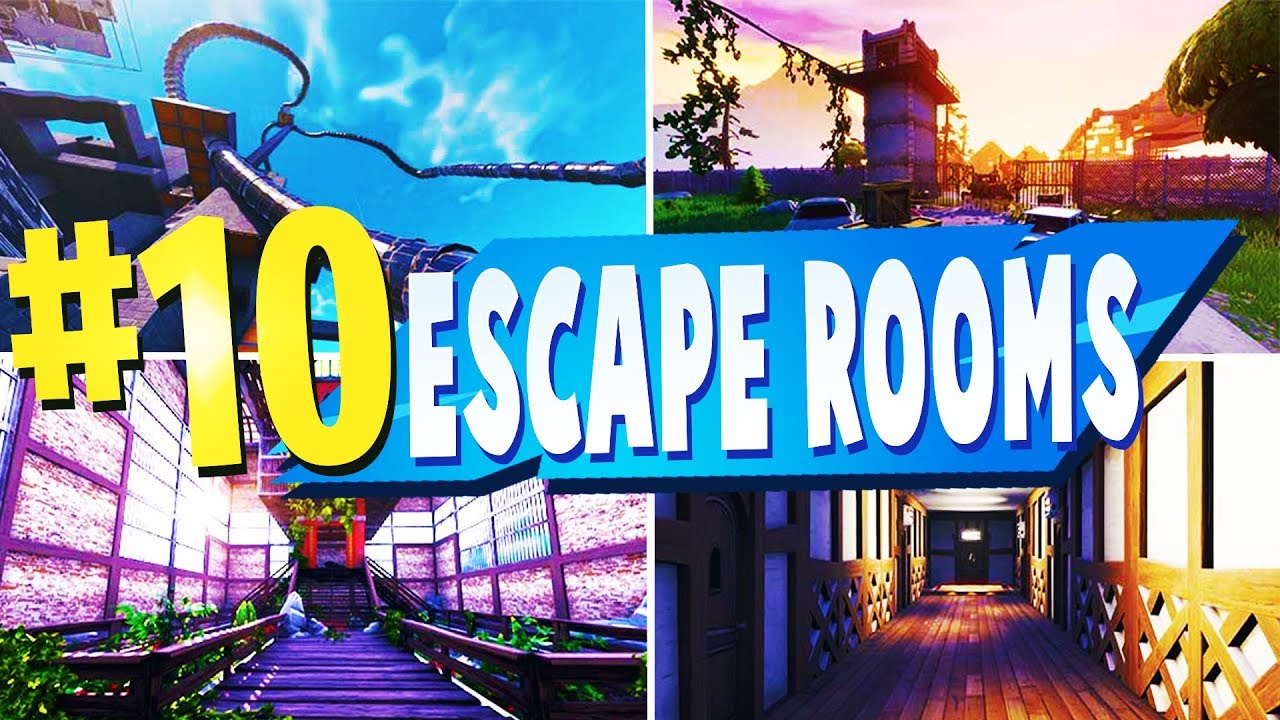 TOP 10 MOST FUN ESCAPE ROOM Maps In Fortnite | Fortnite ...