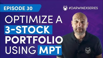 Optimizing 3 Stock Portfolio in Excel using Modern Portfolio Theory - Tangency Portfolio