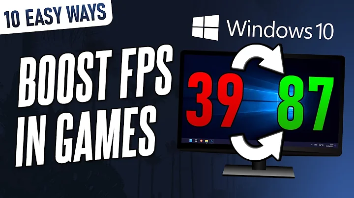 10 EASY Ways to Boost FPS in ALL Games on Windows 10 PC/Laptop