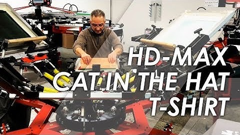 HD-Max Screen Printing Press in Action | Multi-Color Print Demo