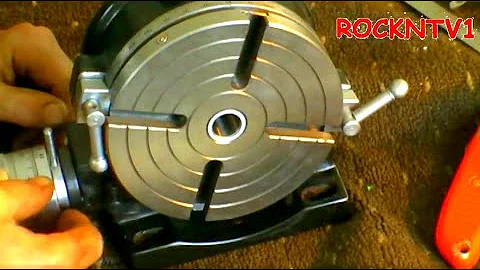 Rotary Table Grizzly H7527 6" Harbor Freight Milling MACHINE