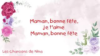 chanson fête des mères I Bonne fête maman ❤️