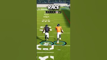 Lamar Jackson vs Justin Fields #madden race! #nfl #sports #football #shorts