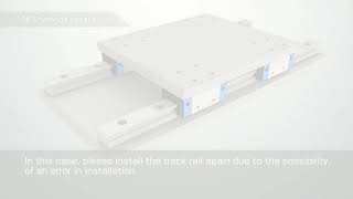 IKO Linear Ways: Mounting Methods (Mounting Surface Without Shoulder)