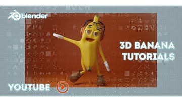 How to Model a 3D Banana in Blender | Beginner Tutorial (Part 1)