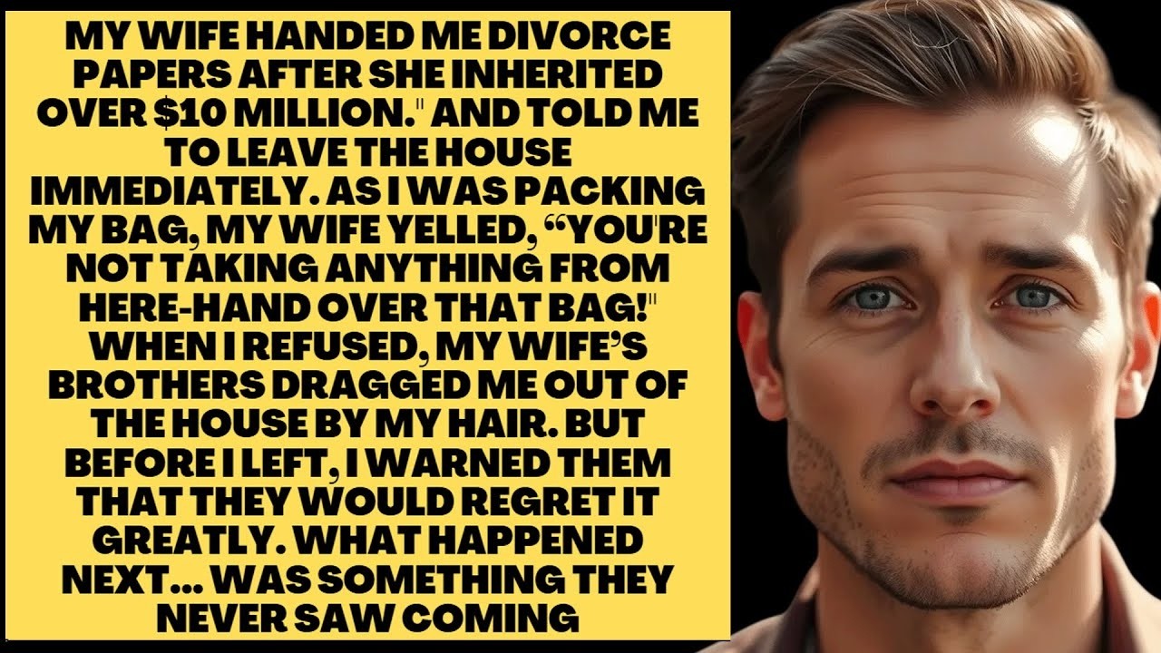 Meine Frau reichte mir die Scheidung ein, nachdem sie über 10 Mio. $ geerbt hatte