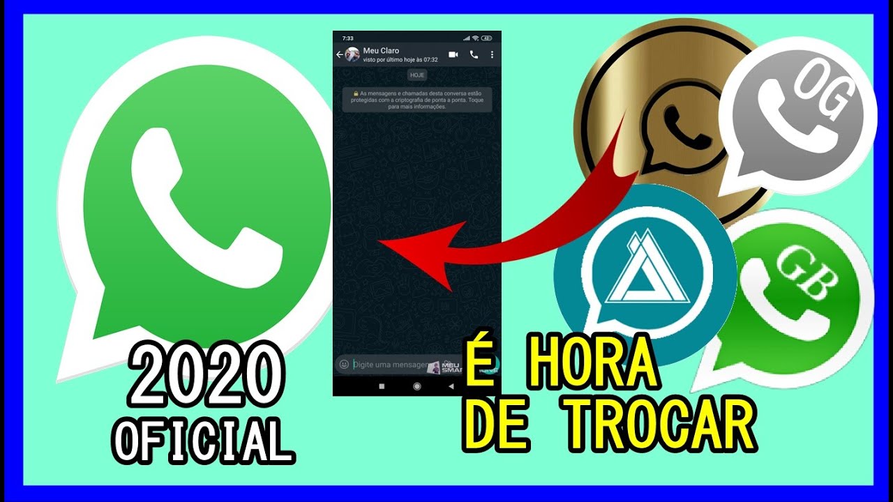 ATUALIZAÇÃO WHATSAPP 2020! VALE A PENA VOLTA PARA ORIGINAL?! VEJA O QUE ...