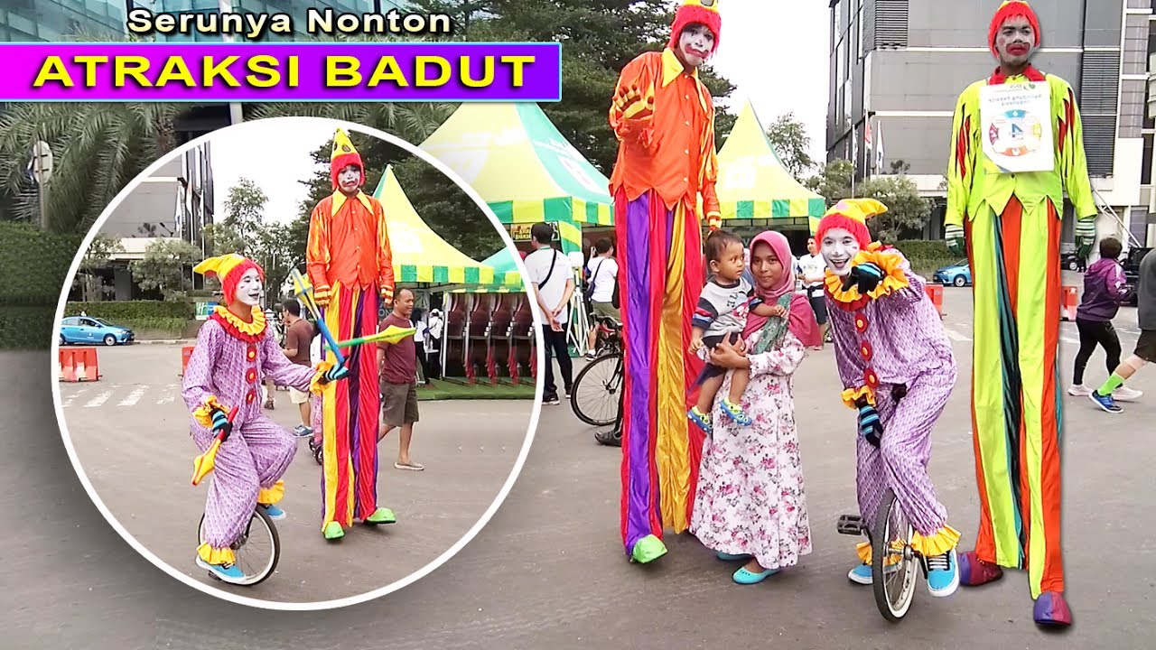 Badut Serunya Nonton Atraksi Badut Youtube