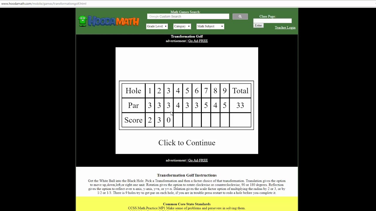 transformational golf hoodamath - YouTube