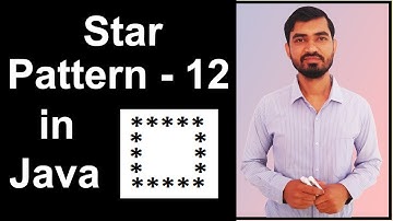 Star Pattern - 12 Program (Logic) in Java by Deepak