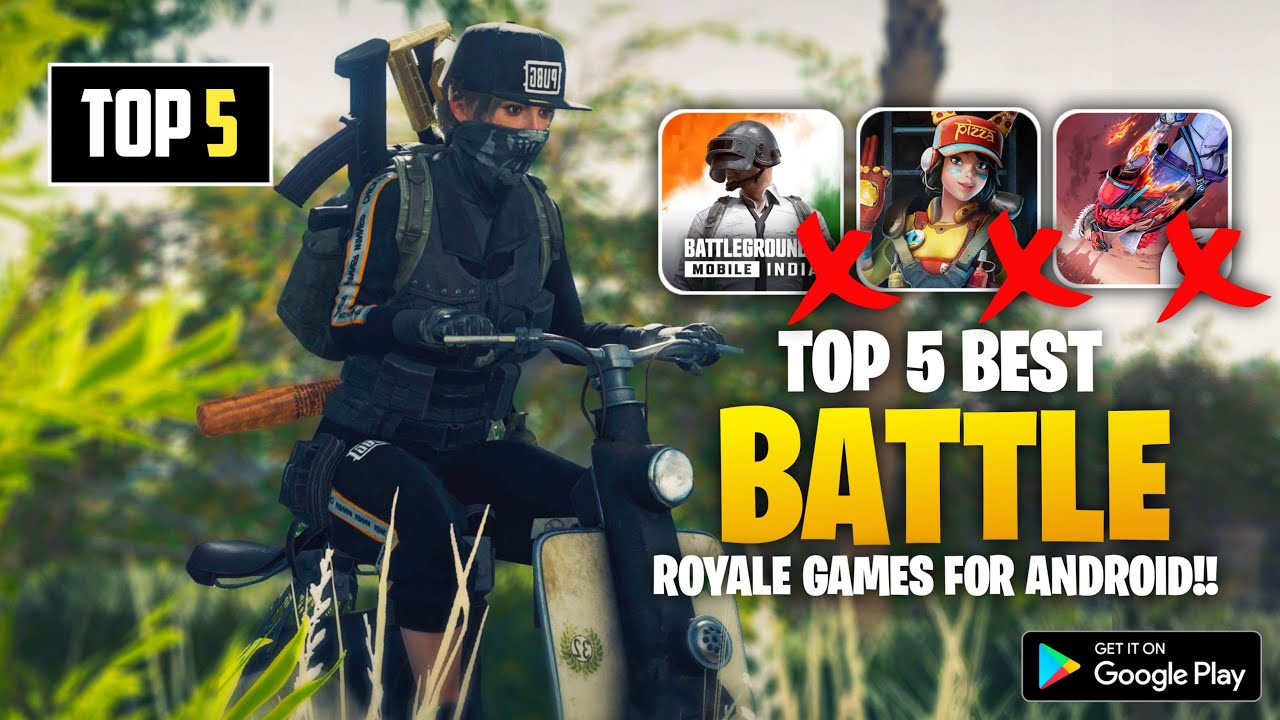 Top 5 Best Battle Royale Games For Android Like PUBG & Free Fire