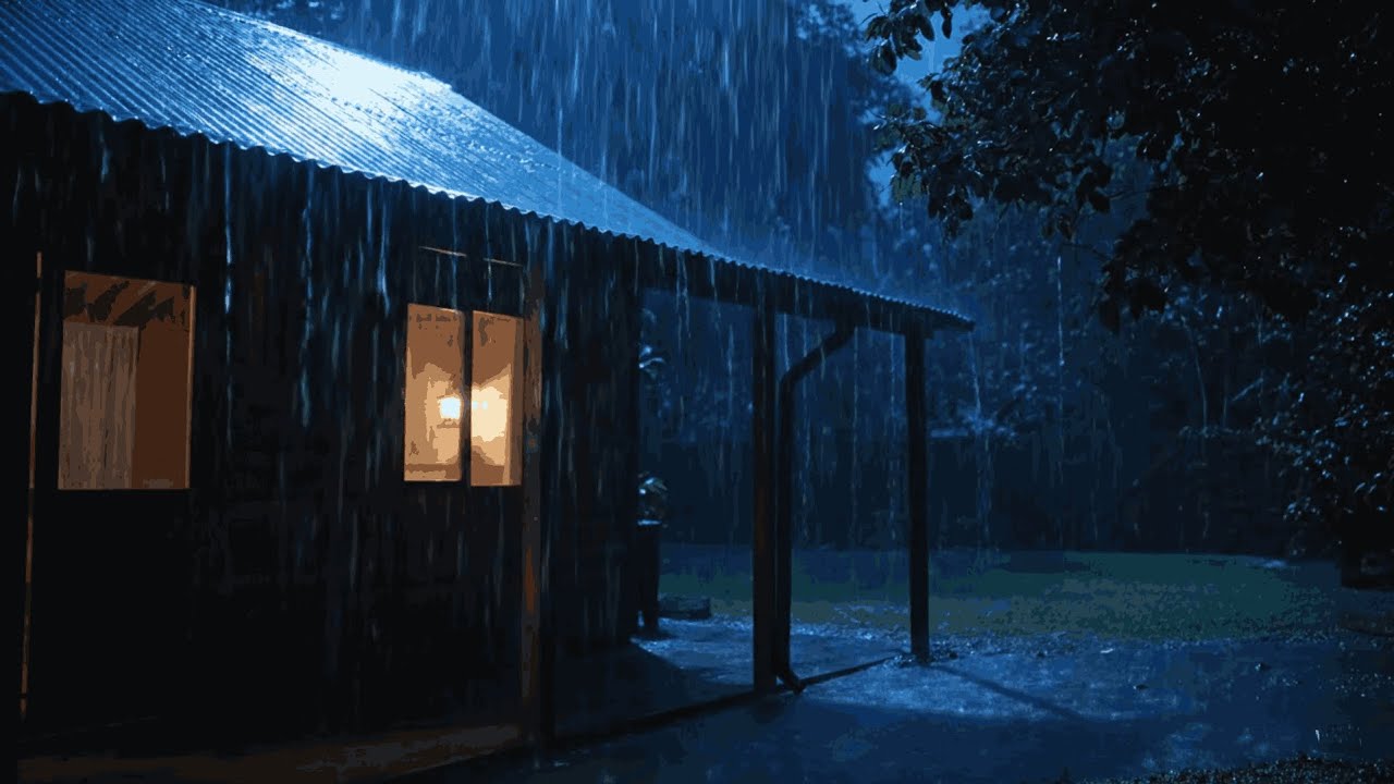 100% Instantly Fall Asleep Tropical Rain & Heavy Thunderstorm Sounds for Sleeping Rain Sounds asmr q