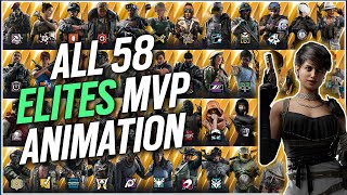 ALL 58 ELITE SKINS MVP ANIMATIONS + Alibi Elite