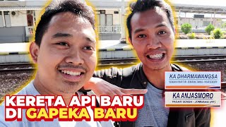 MENCOBA LANGSUNG NAIK 2 KERETA API BARU ‼️ KA ANJASMORO DAN KA DHARMAWANGSA ❗️