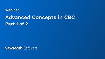 Advanced Concepts in CBC Webinar Part 1 of 2