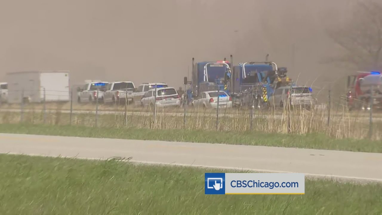 6 dead after dust storm causes pileup on I-55 - YouTube