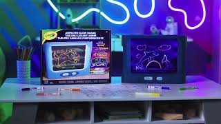 Crayola Animated Glow Board Demo | Light-Up Drawing Toy for Creative Kids screenshot 4