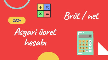 Brütten nete maaş hesabı 2024.  Excelde Brütten nete maaş hesaplama işlemi nasıl yapılır?