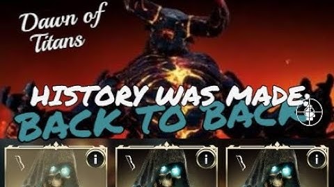 HISTORY WAS MADE: BACK TO BACK | MAGMATAUR | CALVARAX | 4000 | DAWN OF TITANS