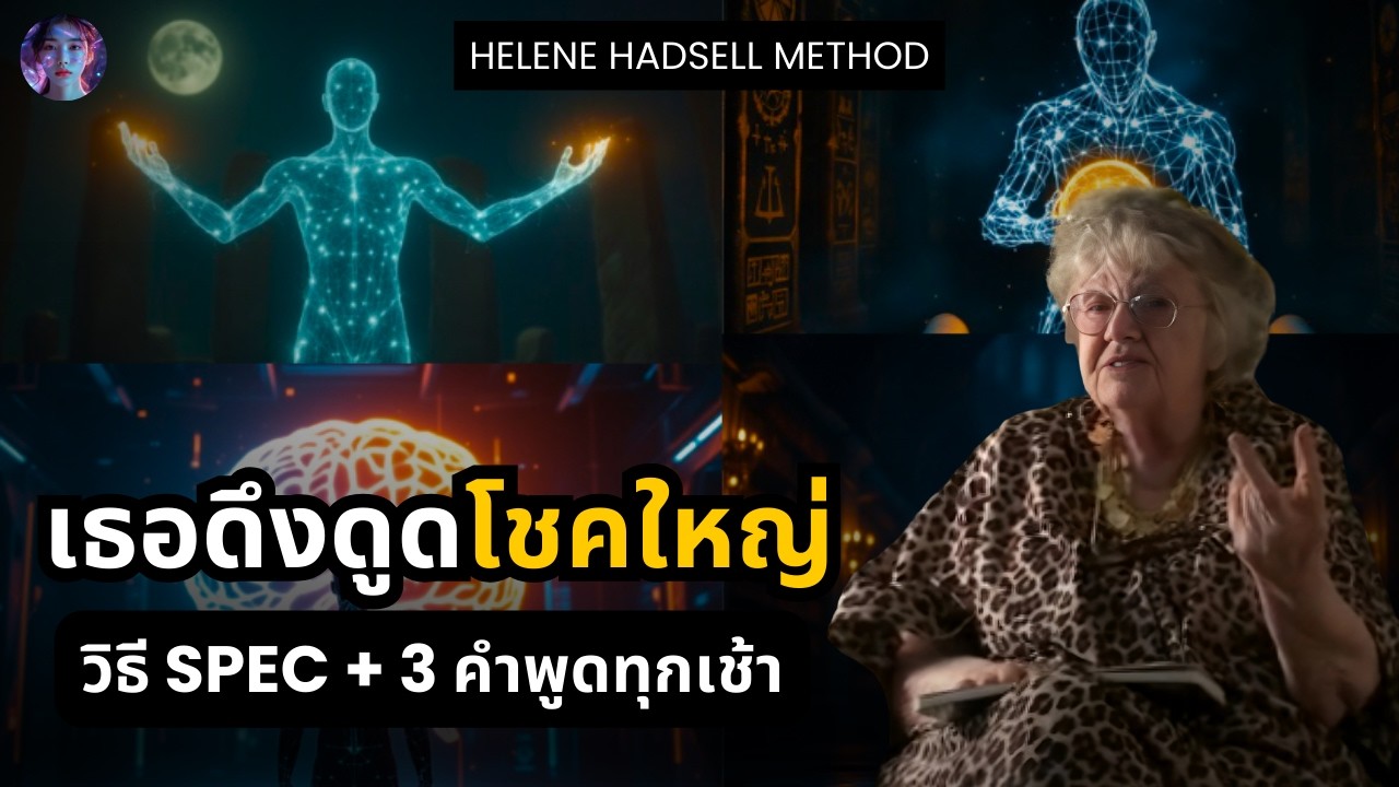 พูด 3 คำนี้ทุกเช้า (ดึงดูดความสำเร็จ) ไม่ต้องพยายาม! วิธีลับของ Helene Hadsell | Law of Attraction