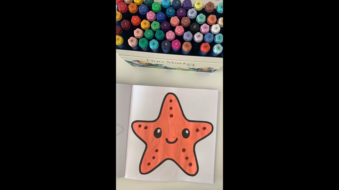 Seestern ausmalen 🎨 