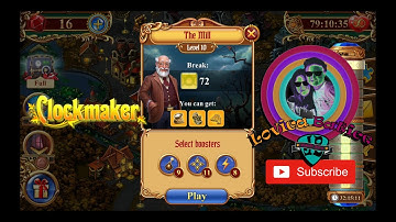 Clockmaker - Match 3 Mystery Game - The Mill - Level 6 - 10 - Gameplay