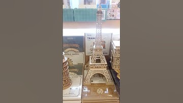 Eiffel Tower Diy Wooden Puzzle #shorts #short #respect #video #diy #eiffeltower