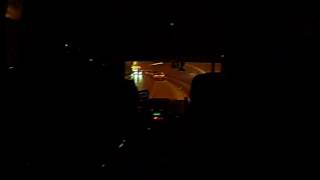 Shuttle through the tunnel, Manhattan to Laguardia Airport, New York City - passengers' perspective