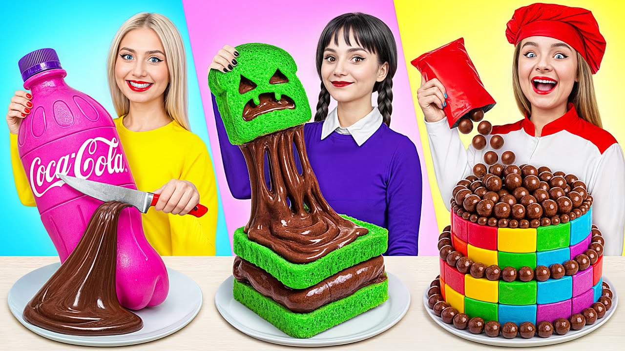 Кулинарный Челлендж: Уэнсдей Против Бабушки | Смешные Рецепты с Едой Super Hyper DO