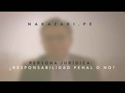 Persona jurídica: ¿Responsabilidad