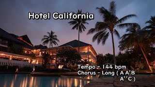 Video thumbnail of "Hotel California ( 🎹 C ) Melody & Solo"