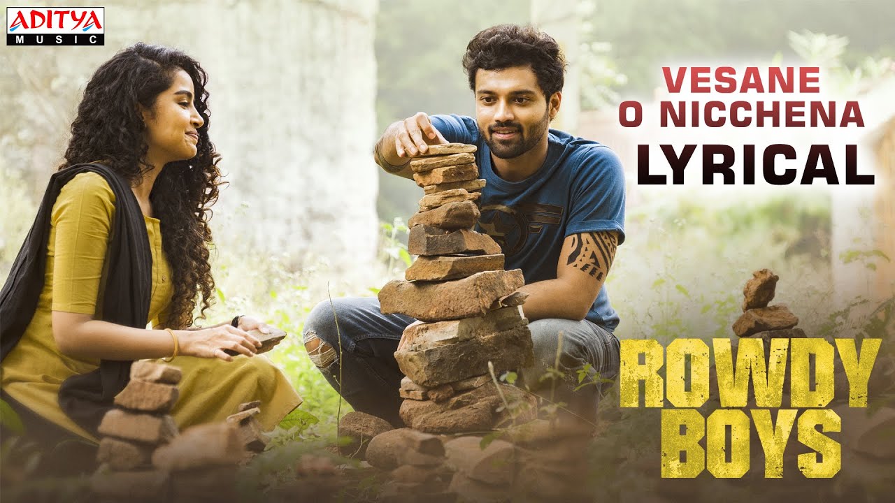 Vesaane O Nicchena Lyrical    RowdyBoys Songs  Ashish Anupama  Devi Sri Prasad  Harsha Konuganti