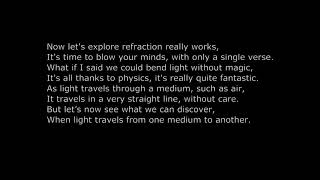 Reflection and Refraction Song