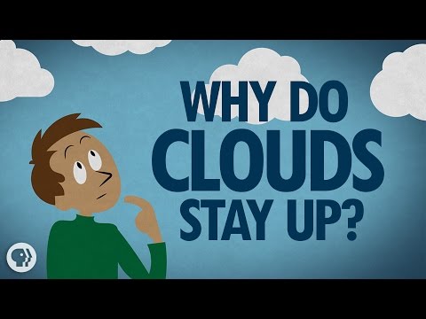 ⁣Why do clouds stay up?