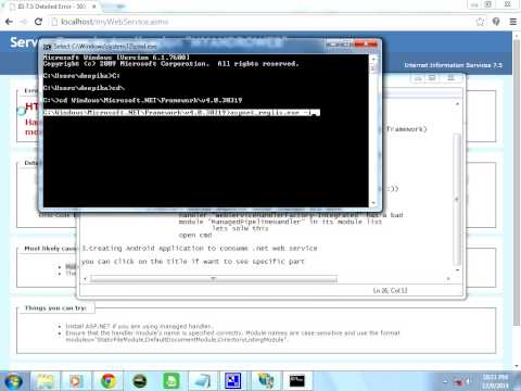 handler webservicehandlerfactory-integrated has a bad module