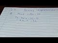 Lecture #14 (Exercise 1.5) part:01          #mathematics #linearequations #mathematicslectures