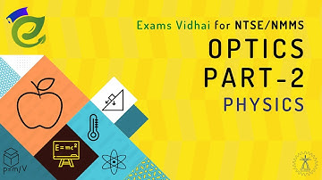Optics - Part 2 | Science | NTSE NMMS | Vidhai Exams Possible