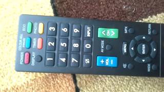 Sharp TV Remote Control