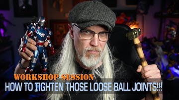 How To Fix Loose Ball Joints On Sixth Scale Figures by Hot Toys, Threezero, Sideshow! Easy stuff!