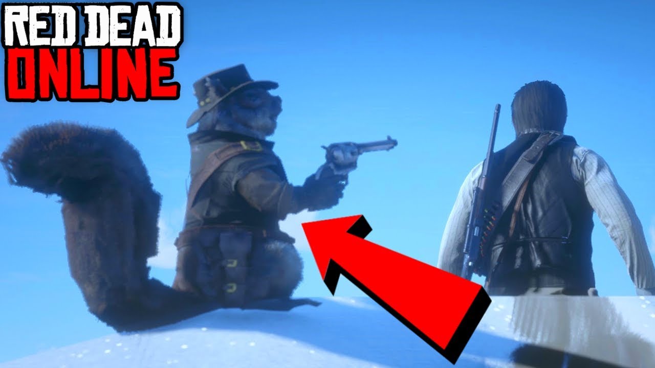 Red Dead Redemption 2 - Funny Moments #4 SQUIRREL - YouTube