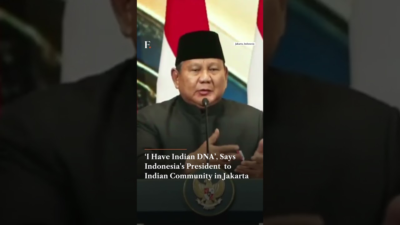 'I Have Indian DNA,' Says Indonesia's President Prabowo to Indian Community in Jakarta | N18G