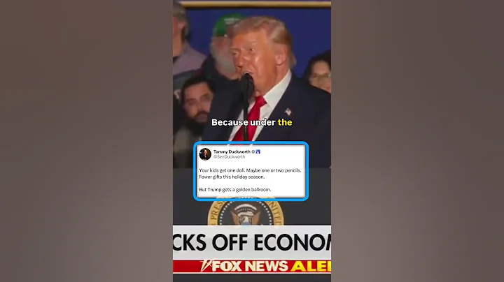 Your kids get one doll. Maybe one or two pencils. But Trump gets a golden ballroom.