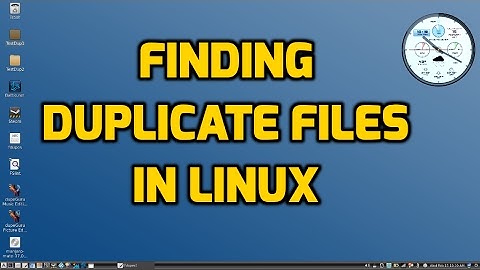Finding Duplicate Files in Linux