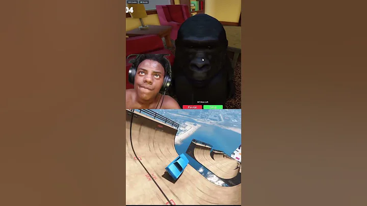 Ishowspeed meets a monkey in roblox 😂😭#ishowspeed #ishowspeedshorts