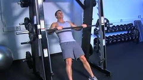Smith Machine Inverted Palms-Down Pull-ups with Release/Re-C