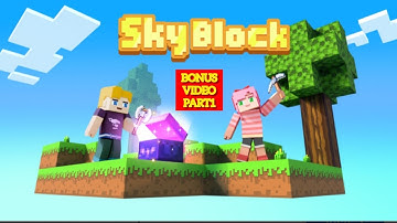 BONUS👾 VIDEO🎥 OF BLOCKMAN GO SKYBLOCK☁️ BUILDING SWIMMING POOL🥽🏊.