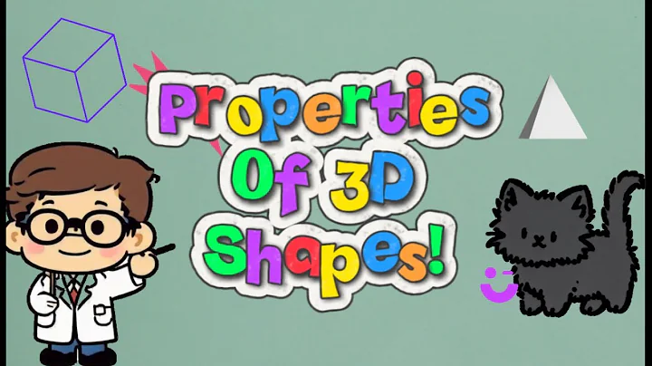 Learn About Properties of 3D Shapes! Faces! Edges! Vertices!