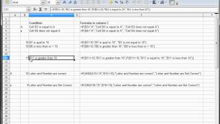 21- Libre Office - Calc, Open Office -- Calc, Excel Tutorial -- Conditional If And Or functions